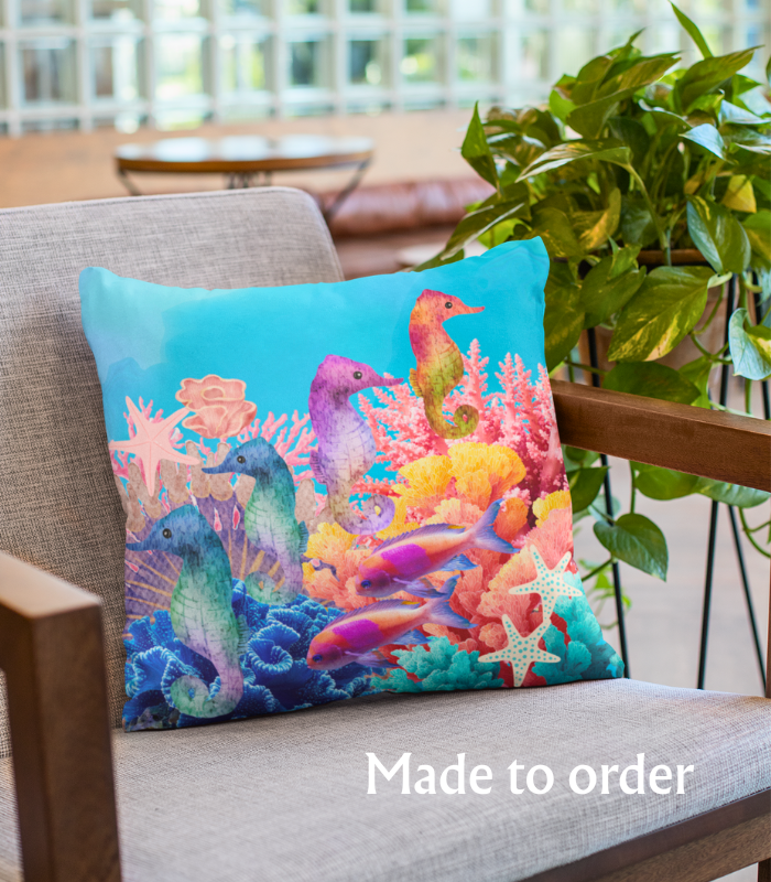 _sea life designs (3) SEA LIFE CUSHION @ D-B03 MADE TO ORDER DESIGNS - Image 1