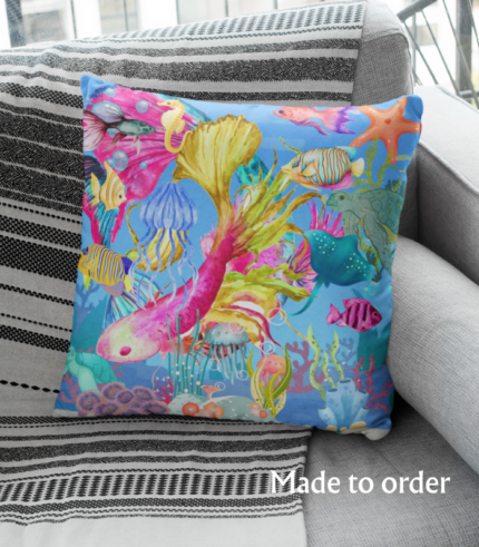 SEA LIFE CUSHION @ D-B-07 MADE TO ORDER DESIGNS